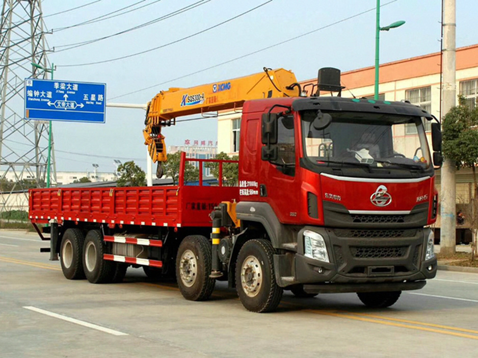 柳汽乘龍H5前四后八隨車吊